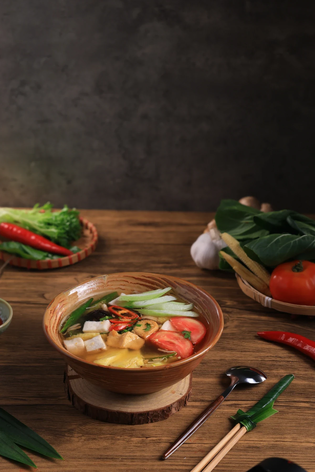 Southern Vietnamese Sweet and Sour Soup